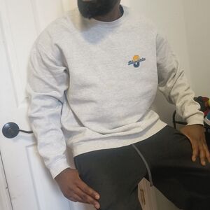 Unisex vintage Skaneateles crewneck sweatshirt,made in USA, gray,size XXL